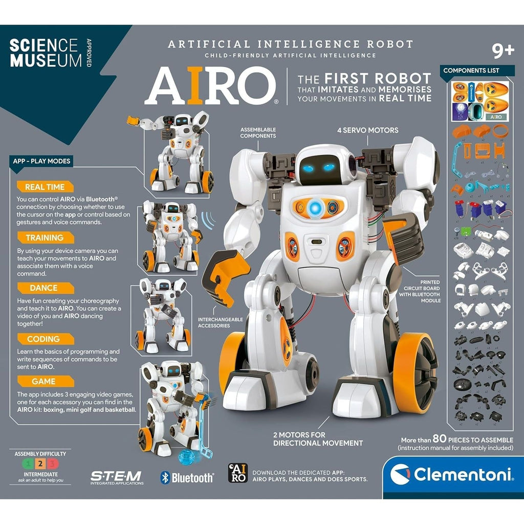 Clementoni AIRO - Artificial Intelligence Robot Inspiring Young Innovators (9+)